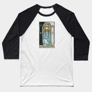 The High Priestess (distressed) Baseball T-Shirt